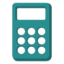 Illustration source : calculatrice turquoise